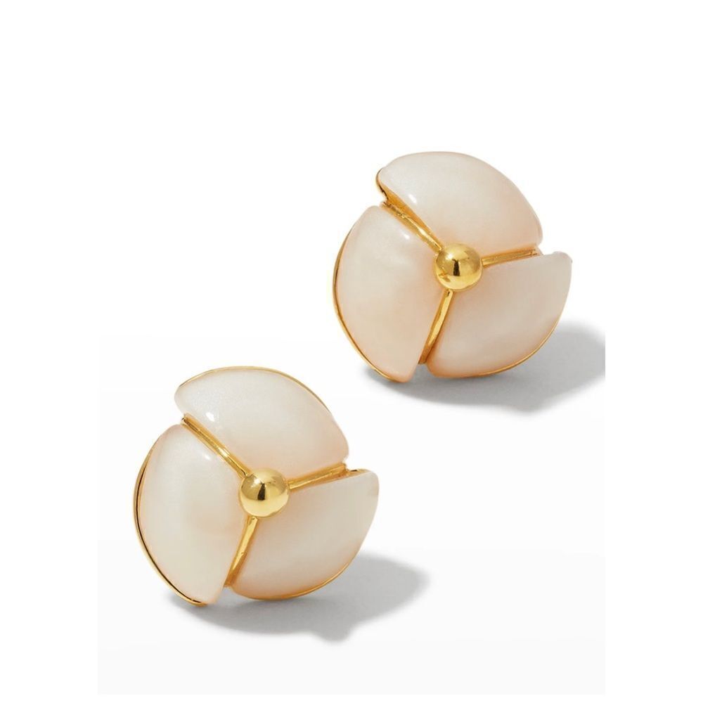 Lele Sadoughi Flower Bud Stud Earrings
